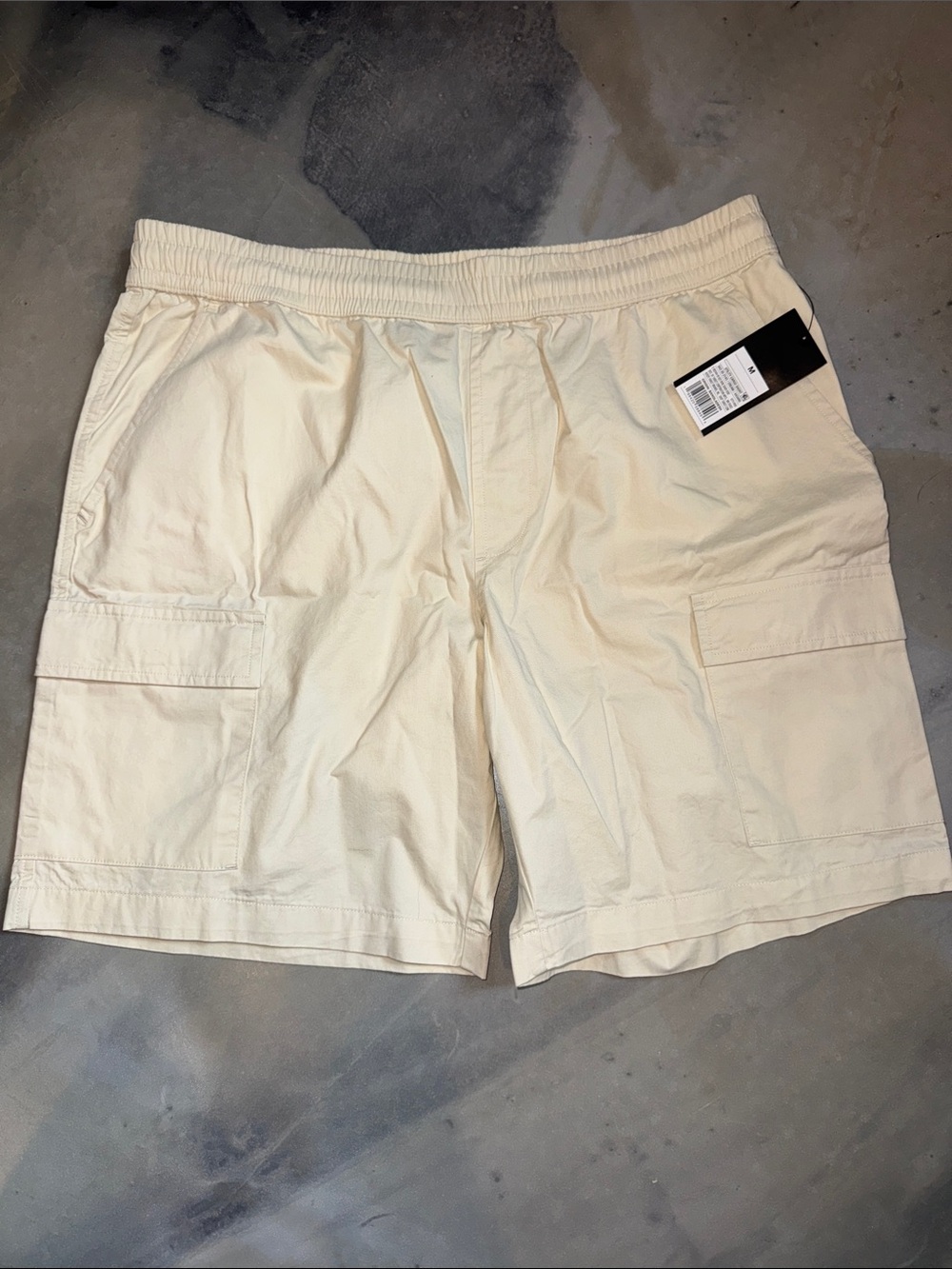 NWT Original Use Utility Cargo Shorts Cream Tan Medium